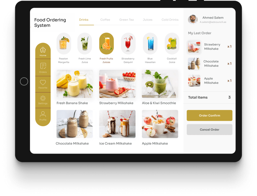 Food Ordering System DeviceBee